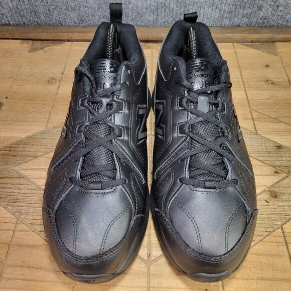 New Balance 608 Men's‎ 11.5 4E WIDE Black Work Shoes MX608AB5 Slip Resistant - Picture 3 of 11